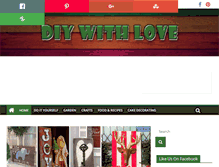 Tablet Screenshot of diywithlove.com